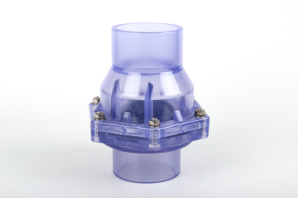 无极透明翻板式止回阀